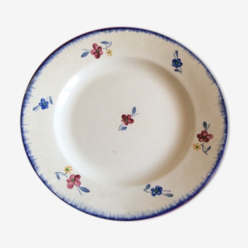 Round dish Digoin Sarreguemines Mary-Lou