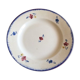 Round dish Digoin Sarreguemines Mary-Lou