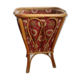 Vintage rattan work basket