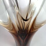 Art Glass Vase by Jan Beranek for Skrdlovice Glasswork, 1960's