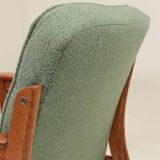 Pair de fauteuil le vert menthe l'année 1970