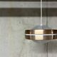 Suspension Raak Amsterdam anodised aluminium and vintage crystal from the 1960s.