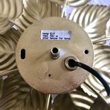 Wall lamp or ceiling lamp golden flower