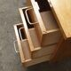 Bureau vintage en bois massif