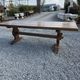 Table monastère en chêne massif,  243cm de L