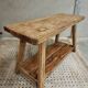 Old workbench work table bathroom furniture side table 55 x 137 cm