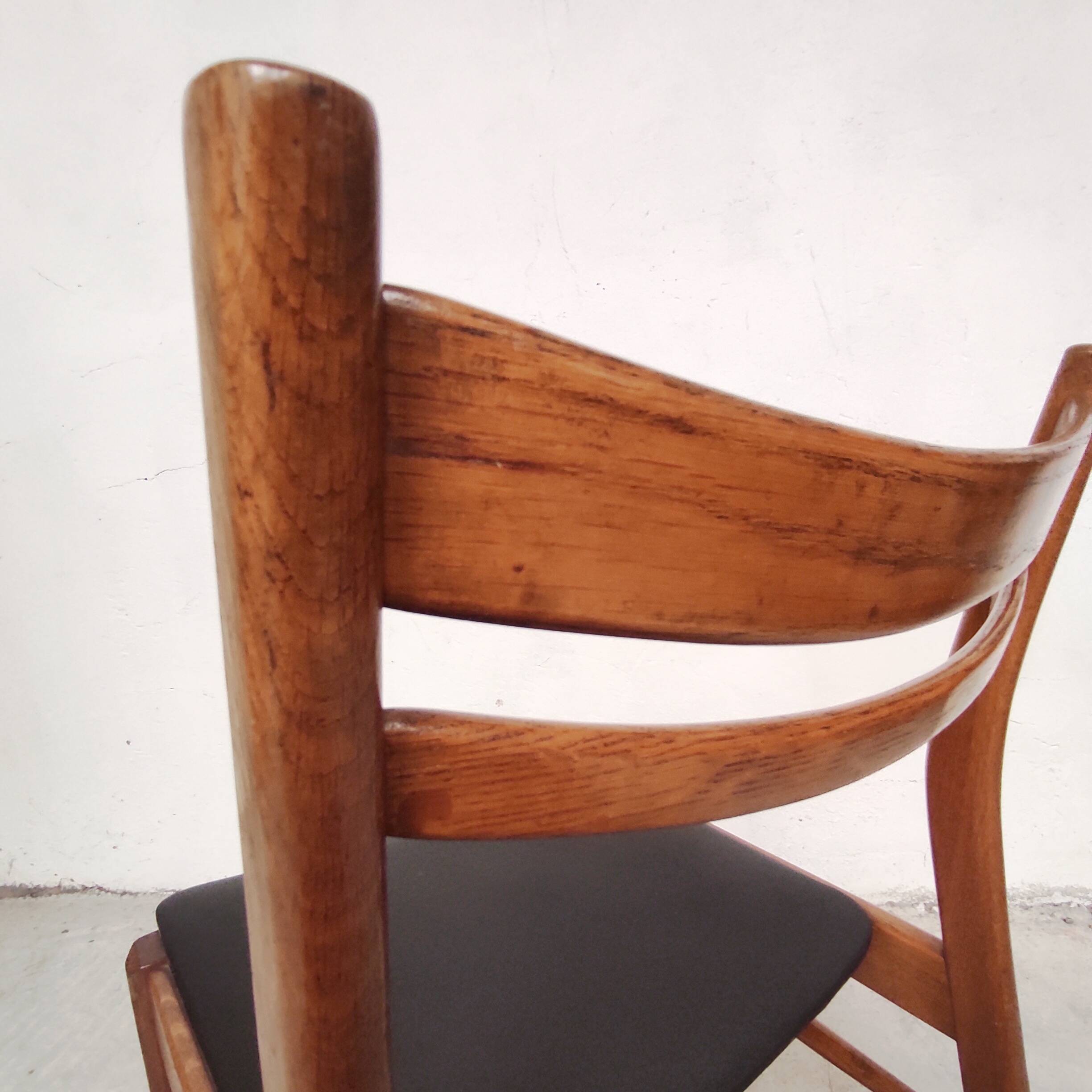 Set of 4 Scandinavian chairs, 1960