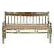 Bench in old patinated teak