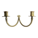 Chandelier mural 2 flames style High Era 19th century gilded bronze "in the financial style"