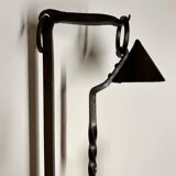 Large brutalist design candle holder from the 60s