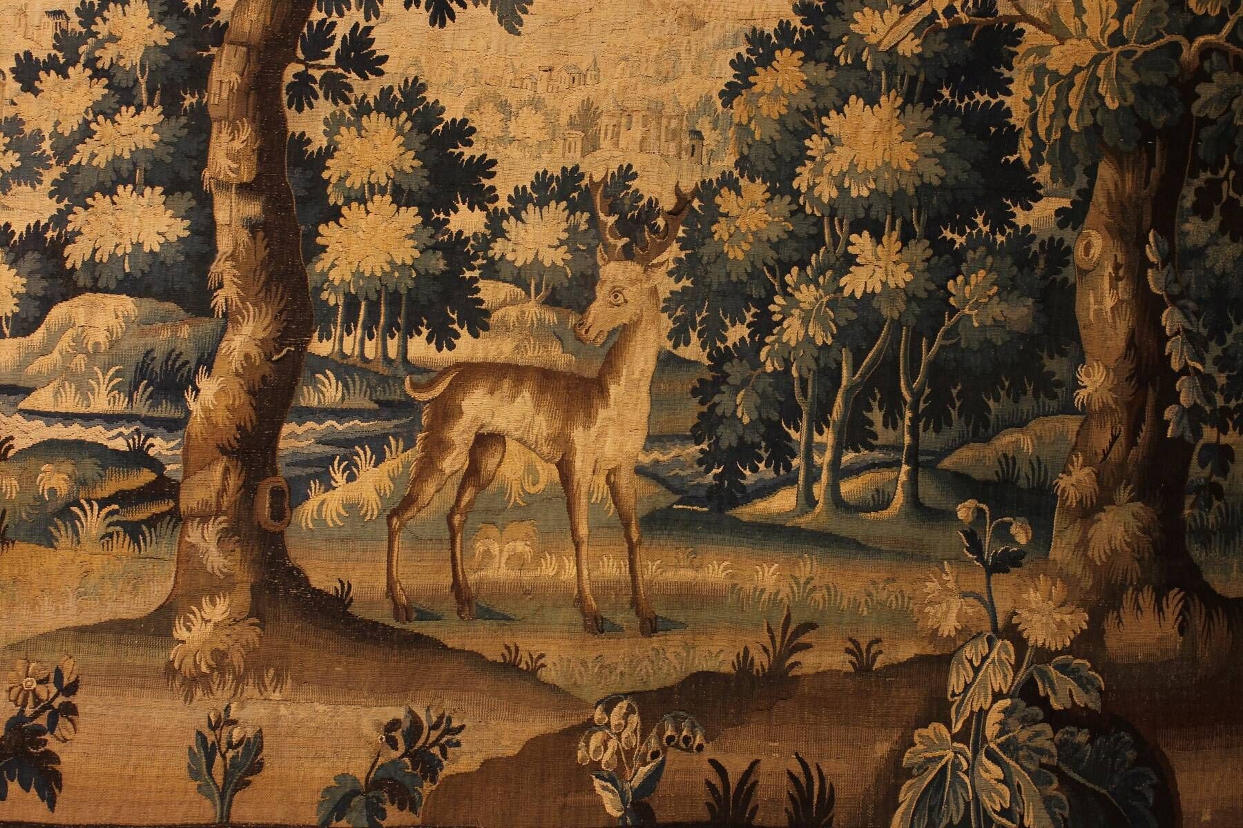 Flemish Verdure Tapestry from the 17th Century