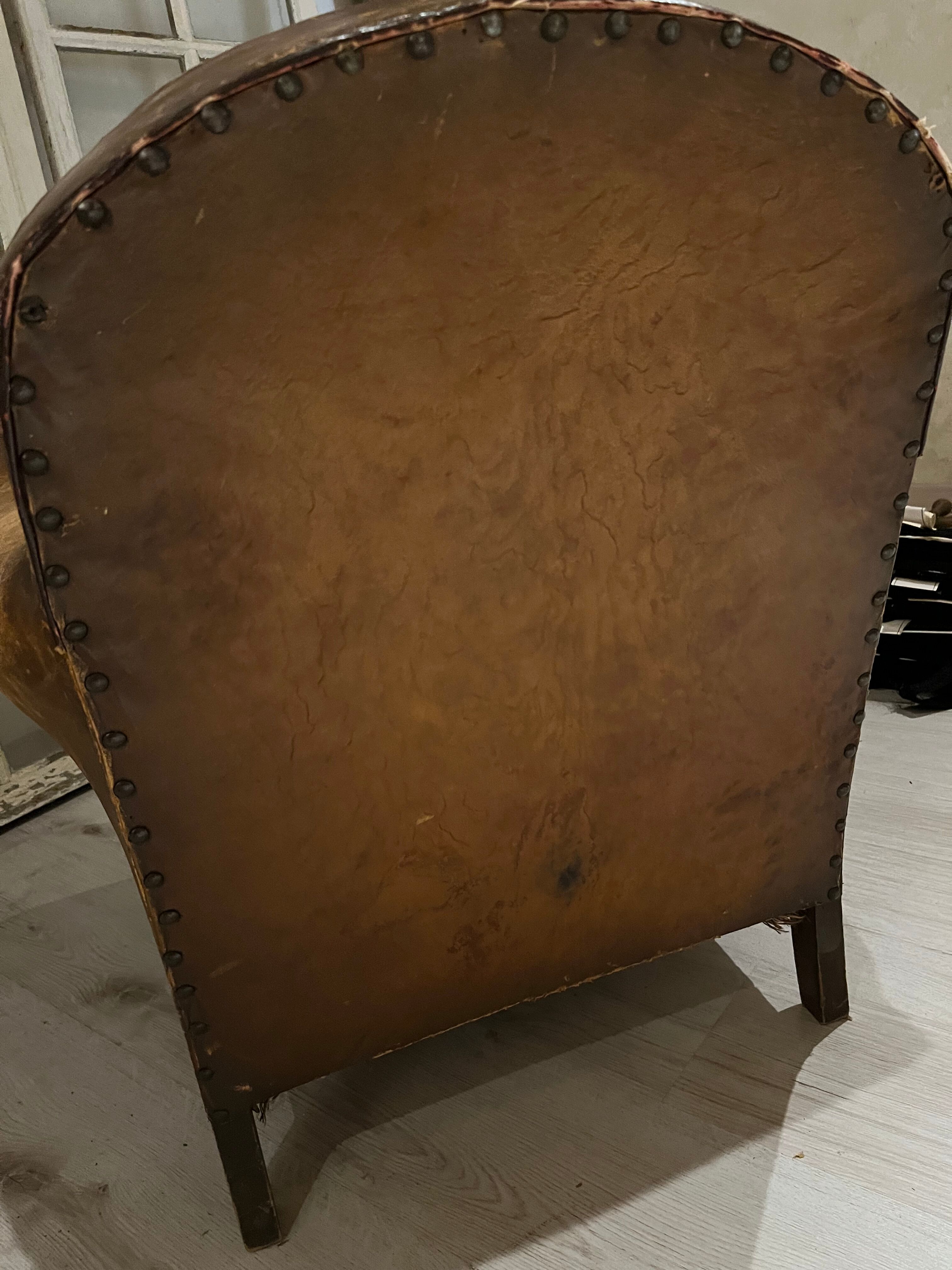 Vintage club armchair 1950