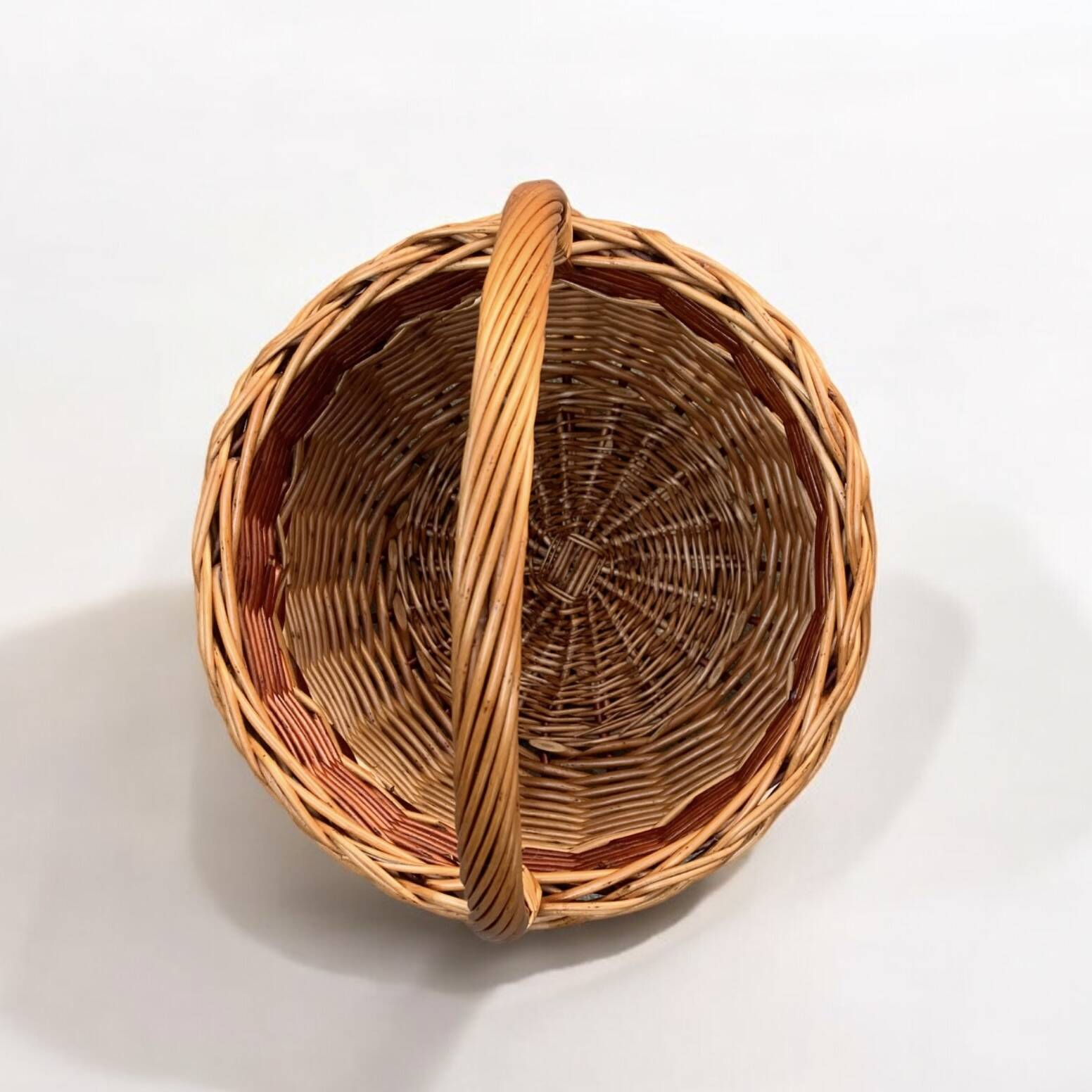 Vintage wicker basket