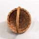 Panier en osier vintage