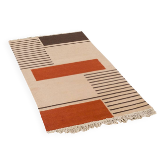 Bauhaus modernist rug / carpet by Antonin Kybal, Czechoslovakia, circa 1940