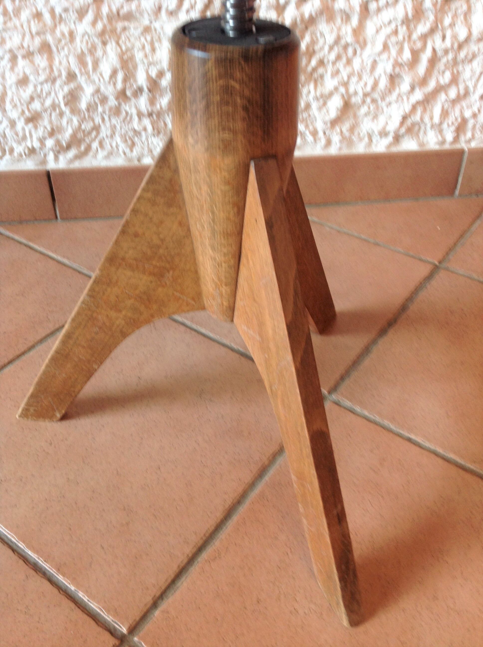 Vintage tripod foot piano stool 60s-70s