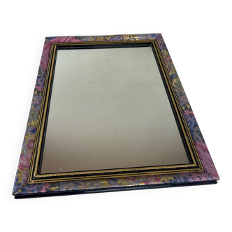 Vintage floral mirror