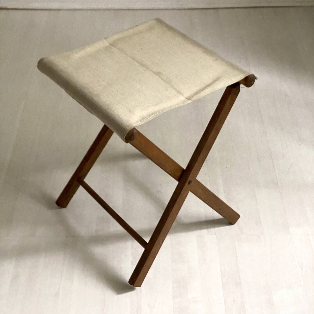 Vintage folding stool
