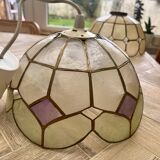 Suspension en nacre arlequin vert