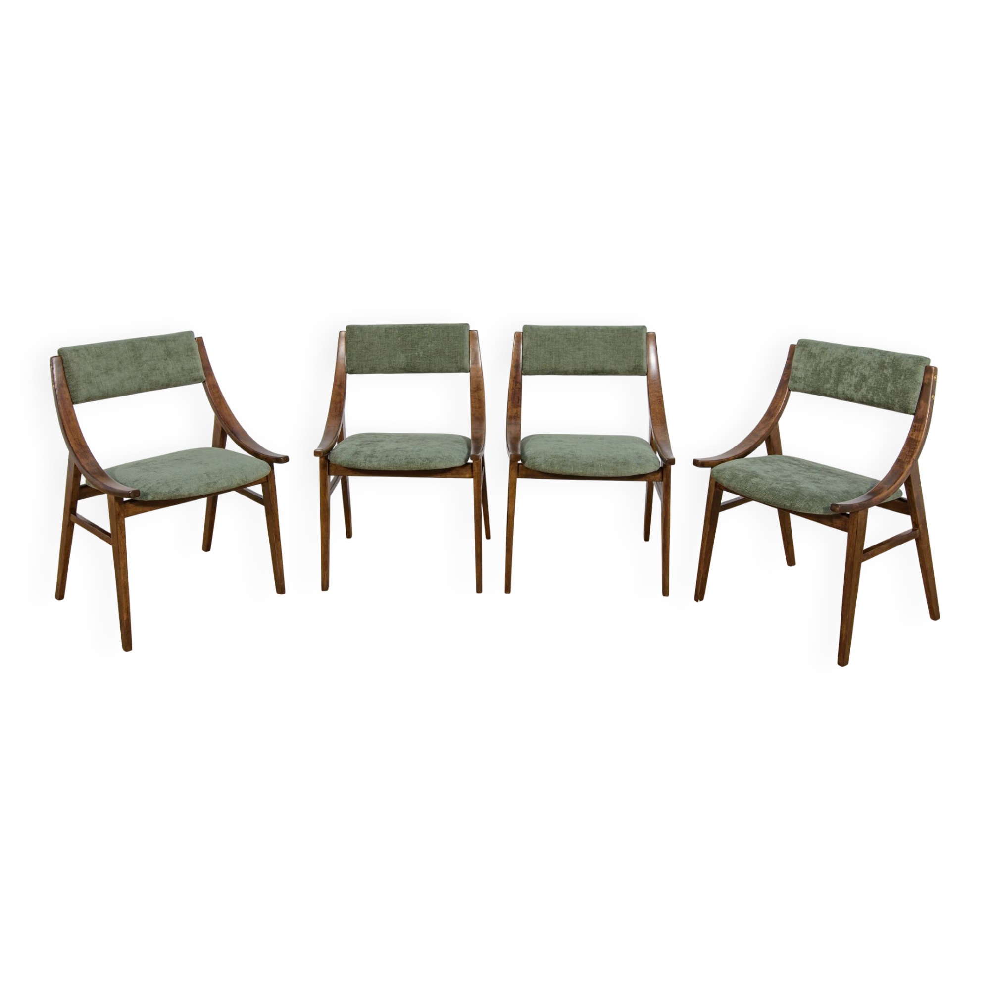 Ski Jumper Chairs from Zamojska, Poland, 1970s, Set of 4