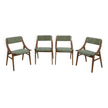 Ski Jumper Chairs from Zamojska, Poland, 1970s, Set of 4