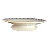 Ancien plat sur pied / compotier en porcelaine moulin des loups
