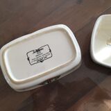Set of 2 Butters Sarreguemines Obernai