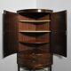 Danish Mid-Century Corner Cupboard in Mahogany, Denmark 1960s