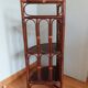 Wicker rattan corner shelf neck