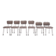 Set of 6 reupholstered chairs by Gebroeders De Wit, 1960s