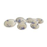 Ensemble Lunéville assiettes et plat