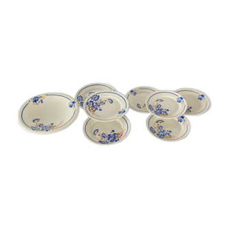 Set Lunéville plates and dish