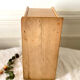 Wooden index card box vintage curtain file