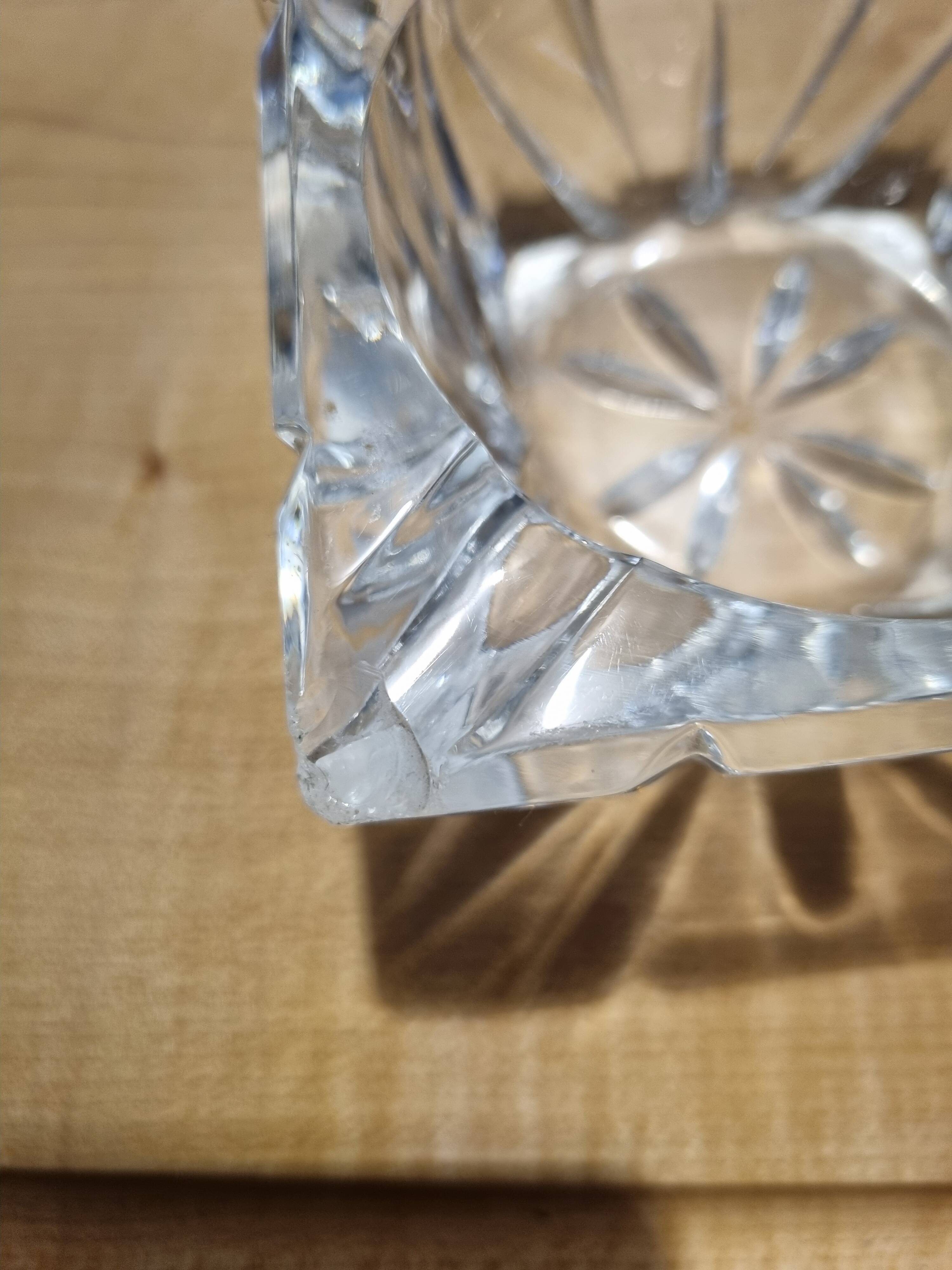 Glass ashtray