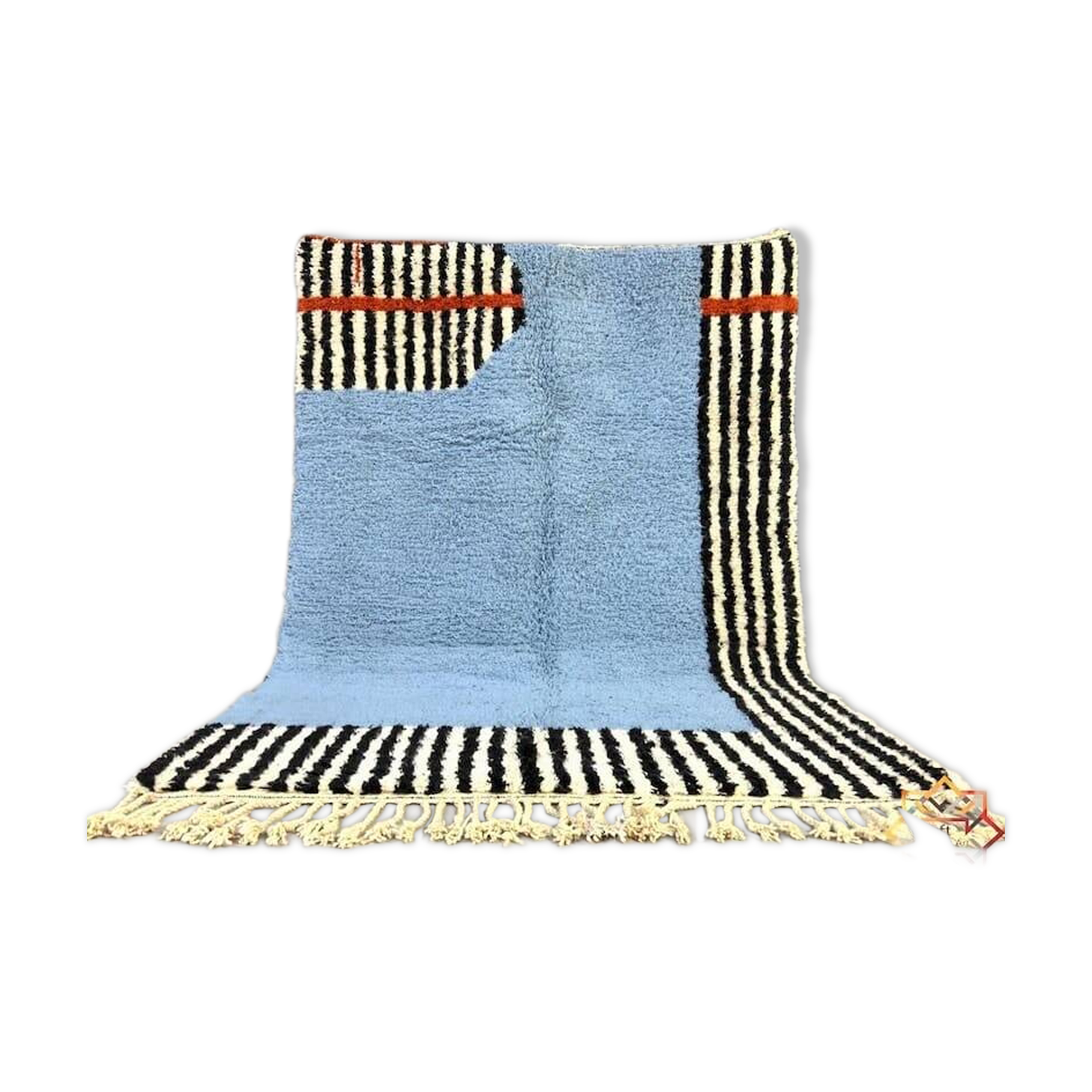 Traditional hand-woven Berber rug, size 150 x 250 cm