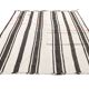 6x7 Beige & Brown Vintage Kilim Rug,  177x219Cm