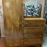 Vintage asymmetrical wardrobe