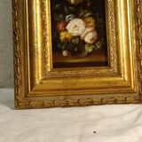 Tableau ht sur panneau roses