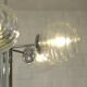 Vintage Pendant Light / Mid Century Modern Sputnik / Chrome Hanging Lamp