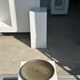 Indonesian green ceramic dish D:26.5