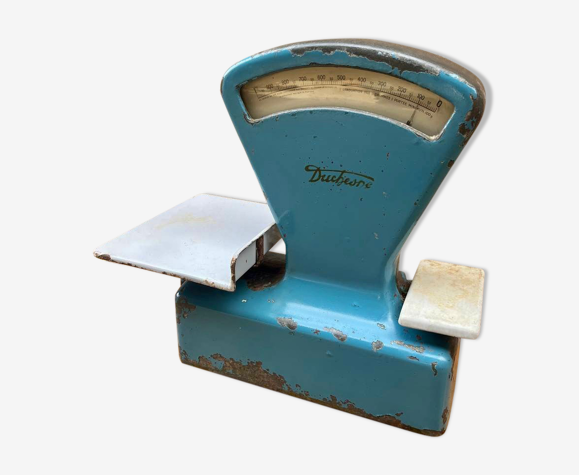 Balance ancienne duchesne bleue
