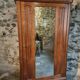 French antique oak wardrobe from the 1930s.