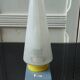 Plastic and glass bedside lamp from the 50s/60s