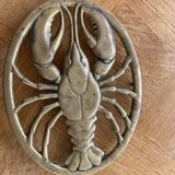 Golden brass underside vintage lobster