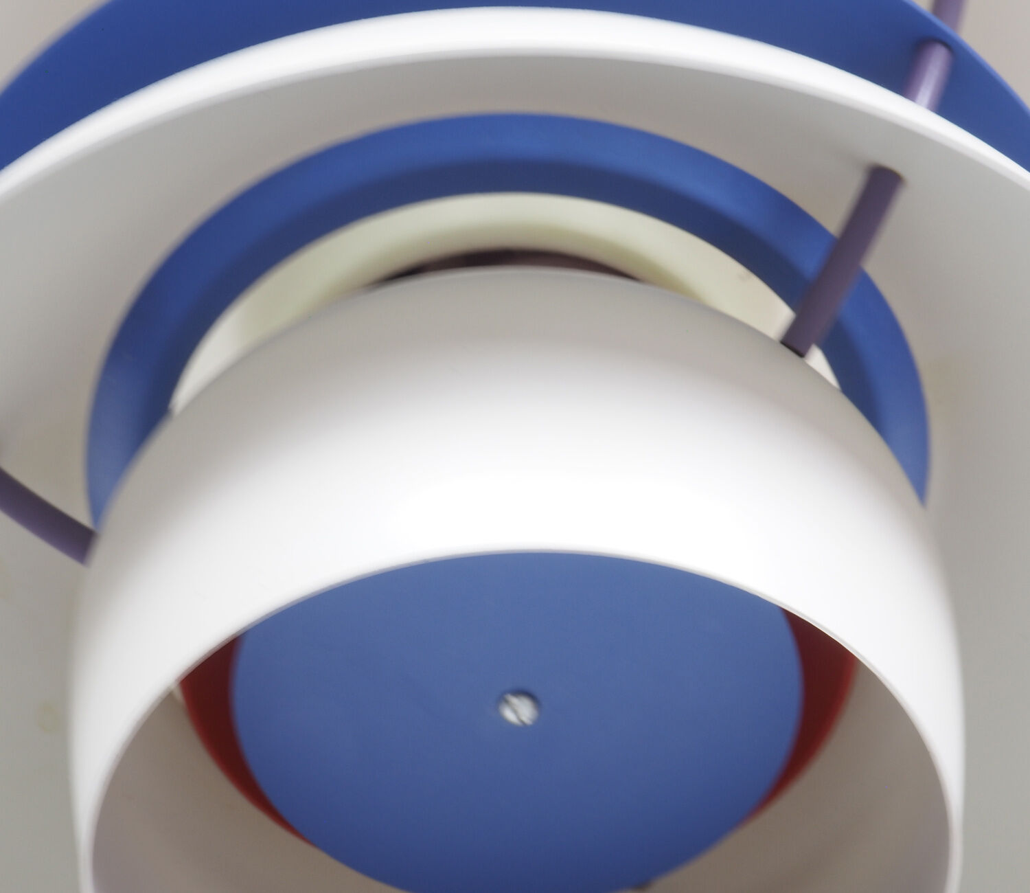 PH5 white hanging lamp by Poul Henningsen for Louis Poulsen