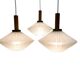 Glass hanging lamp, 1960s