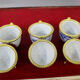 Porcelain egg-shaped boxes