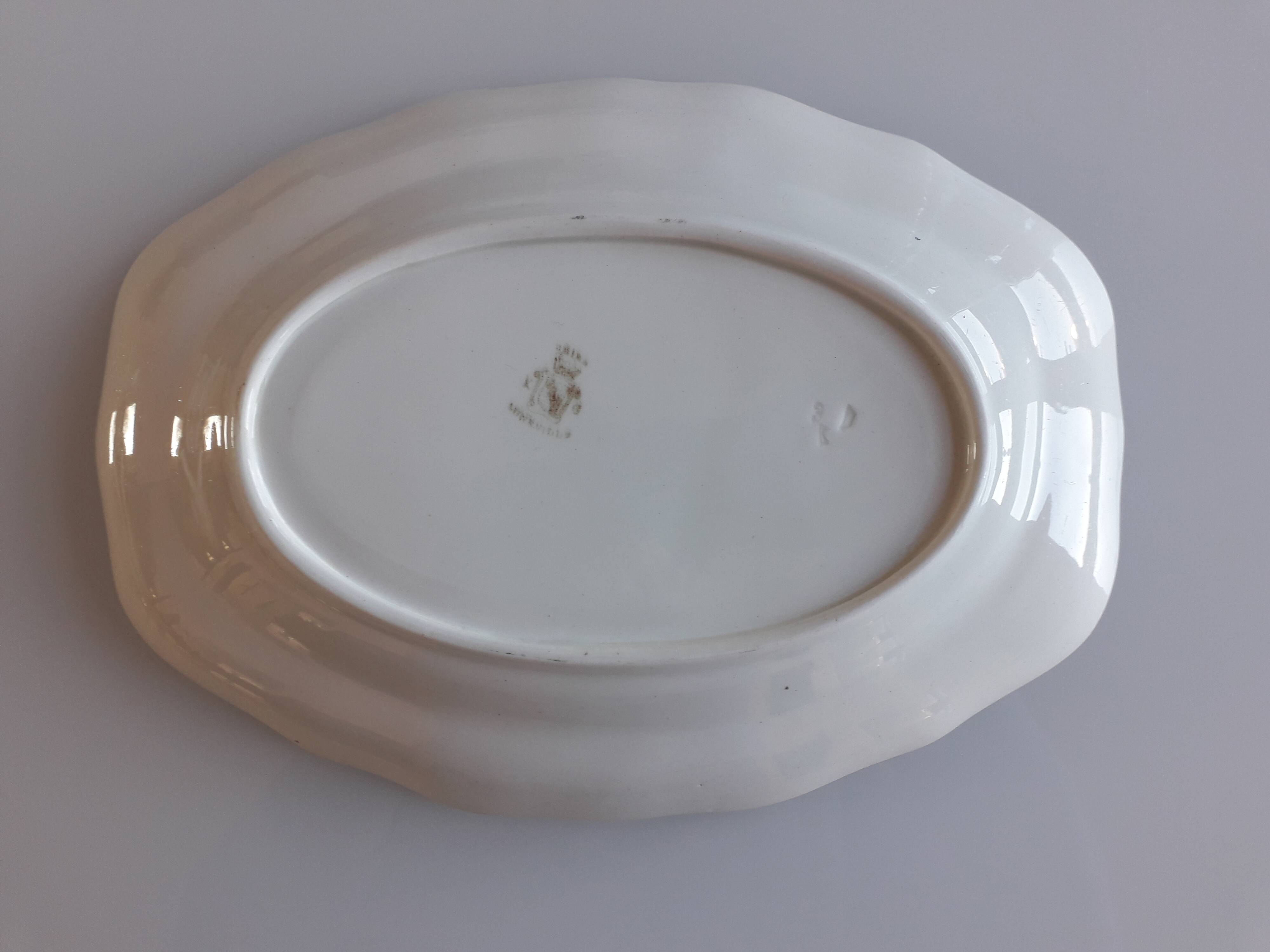 Lunéville earthenware dish - Signed Keller & Guérin - 19th century