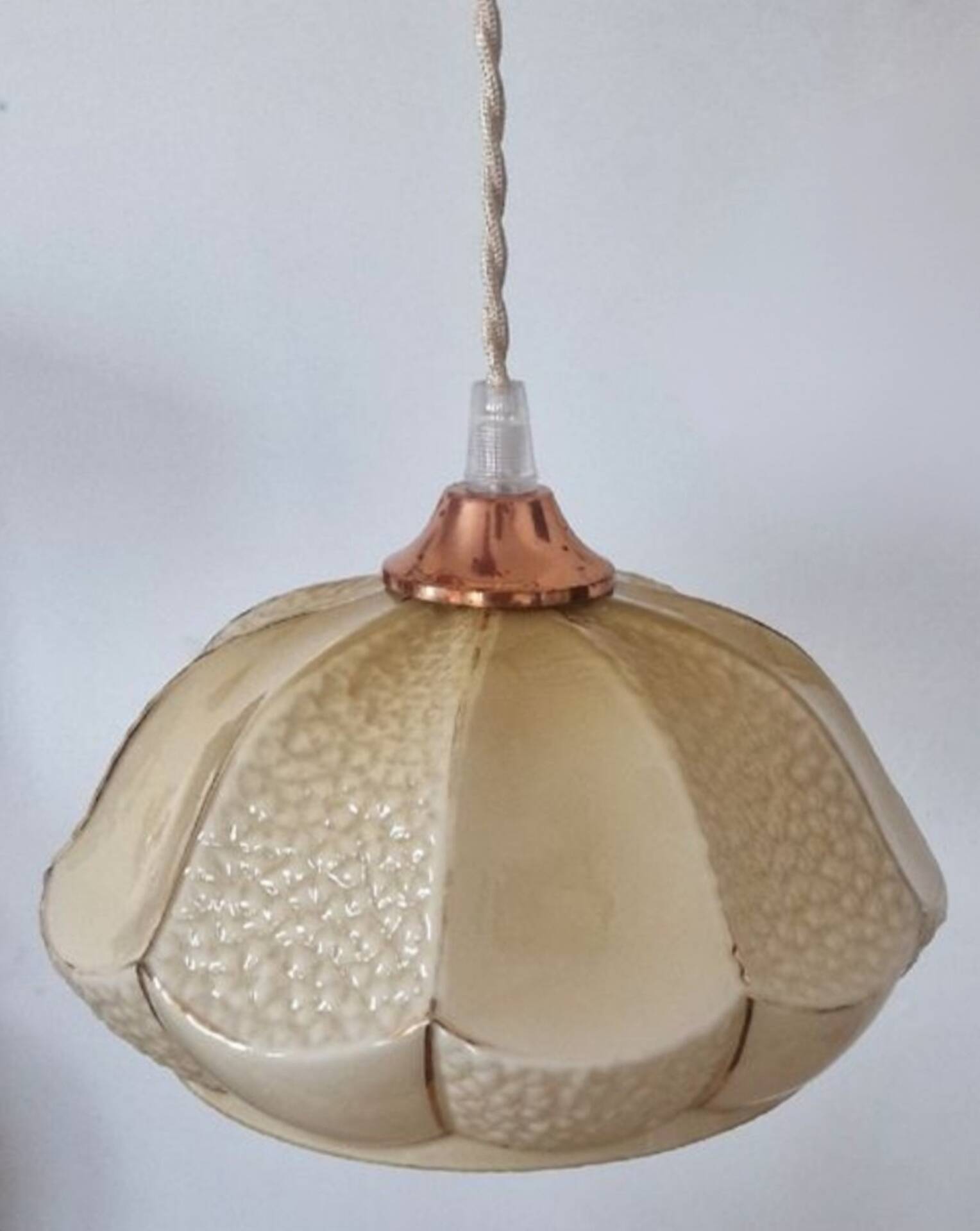 Opaline Art Deco Suspension