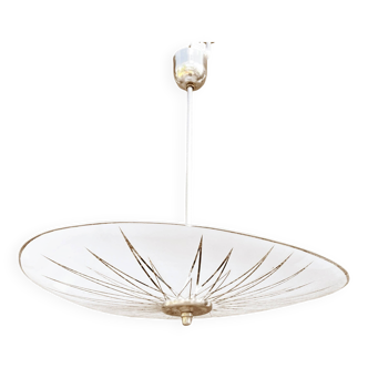 Asymmetrical ceiling lamp in the style of Brusel Napako Czechoslovakia 1960